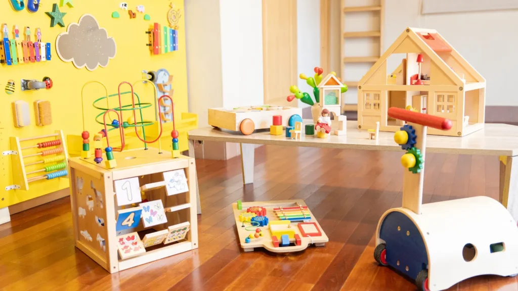 スタジオのあるおもちゃ